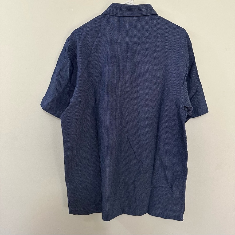 Jos A Bank Travelers Collection Blue Checkered Men’s Polo Size Large NWT - Picture 7 of 9